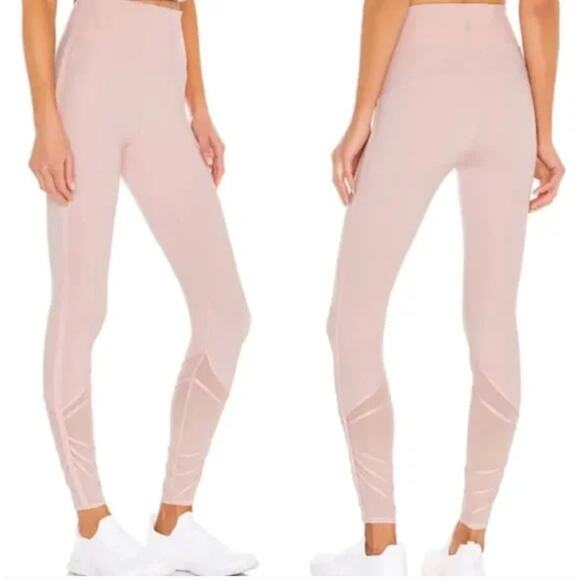 Free People X FP Movement Grand Finale Leggings Pink Moon Light Mauve L Large - Picture 1 of 12